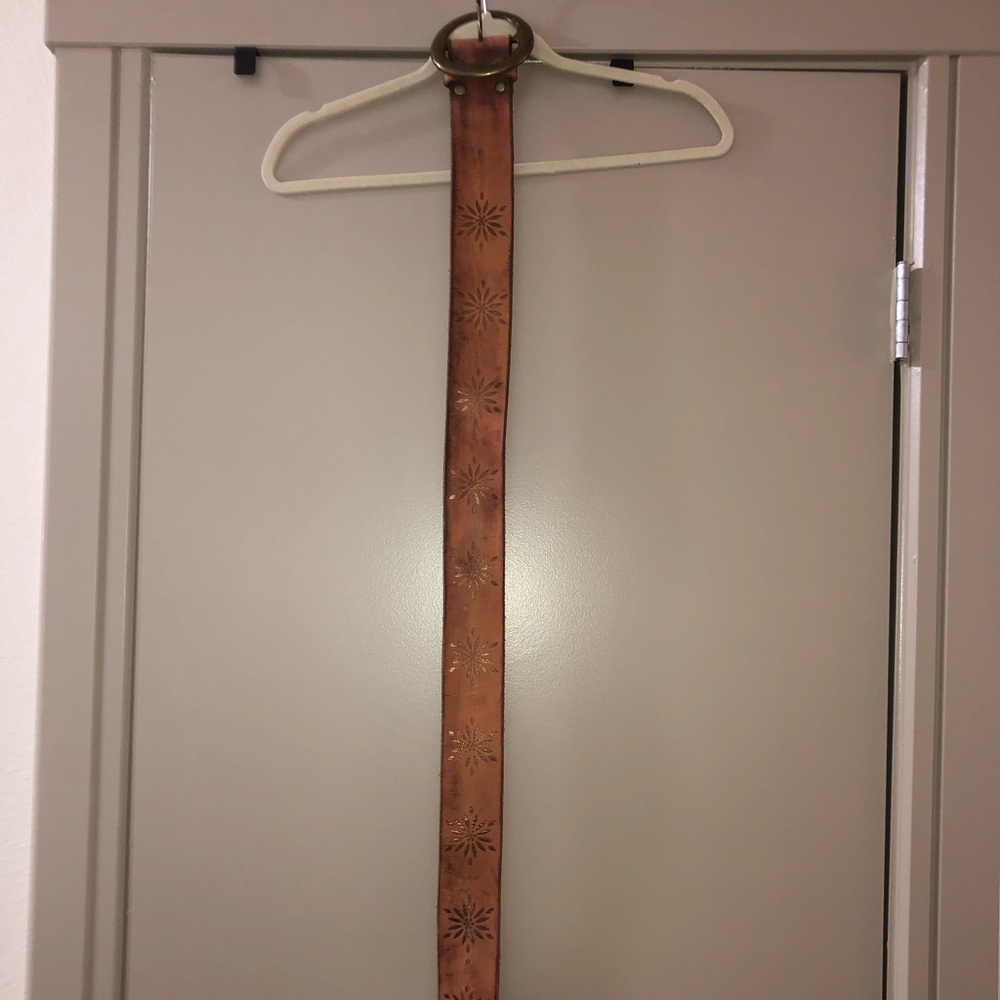 Genuine leather belt